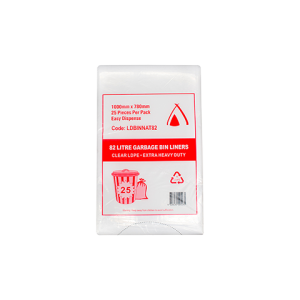 82l Extra Heavy Duty Bin Liners (200/Ctn)