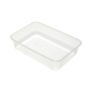 PLA White Rectangular Container (500ml) (300)