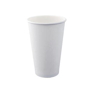16oz White Cup Single Wall PE (50) (1000)