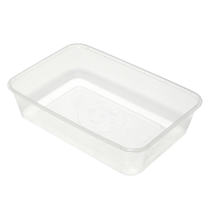 Pla White Rectangular Container (500ml) (300)